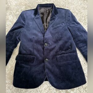 Crewcuts Navy Velvet Kids Ludlow Blazer
